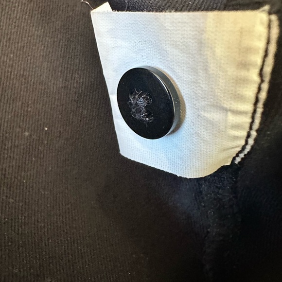 Alo Yoga Charmed Point Collar Tennis Dress-Black - Picture 6 of 8